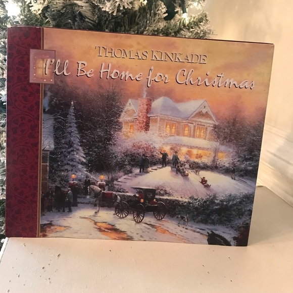 Thomas Kinkade Hardback Book I’ll Be Home For Christmas 1997 - Picture 2 of 15